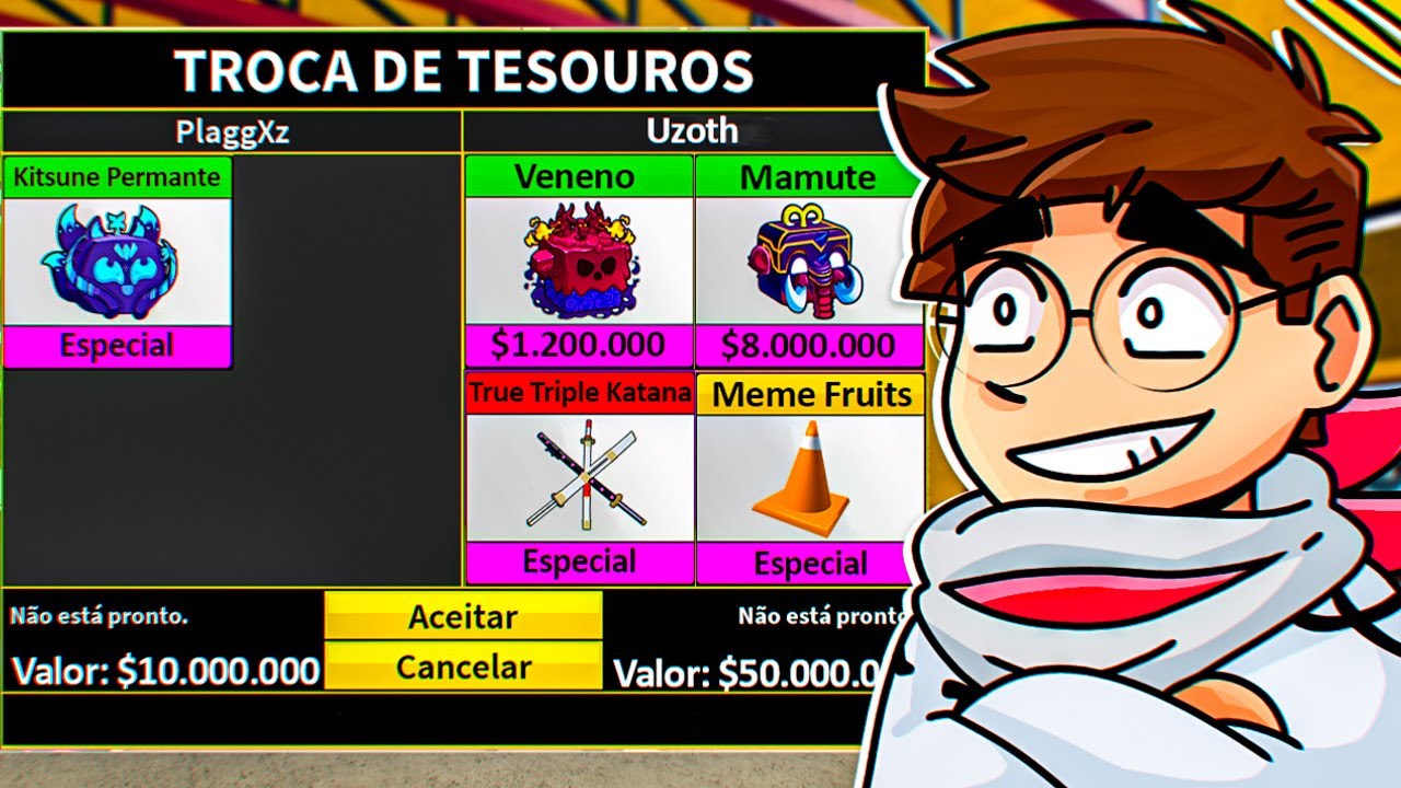 O Que as Pessoas Oferecem Por Uma Kitsune PERMANENTE No Blox Fruits