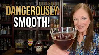 The Velvet Root Black Manhattan | Dark Cocktail That's Dangerously Smooth