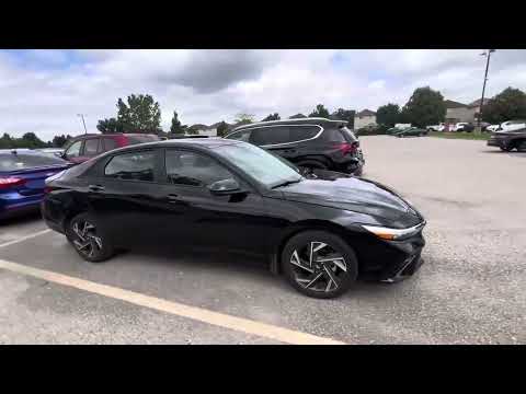 2024 Hyundai Elantra Preferred IVT in Black for sale at Finch Hyundai in London, ON