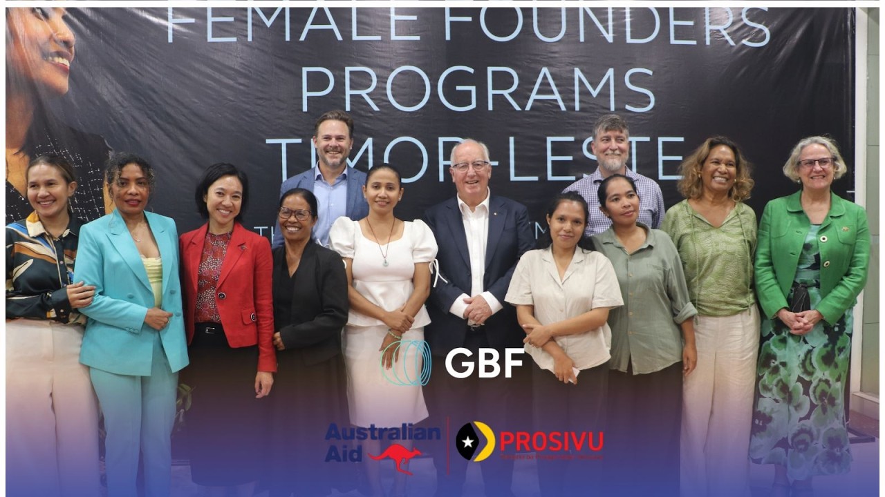 Female Founders Program - Timor Leste video