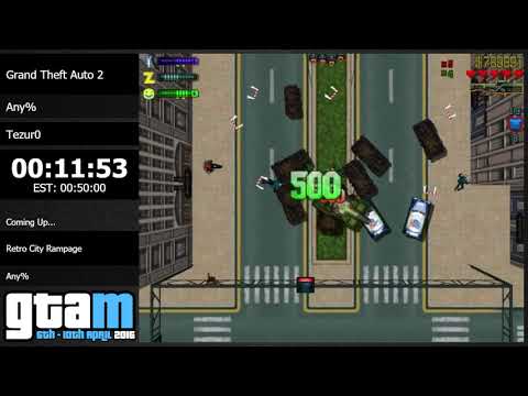 GTAMarathon 2016 (any% in 1:20:54)  - My GTA 2 speedrun retrospective