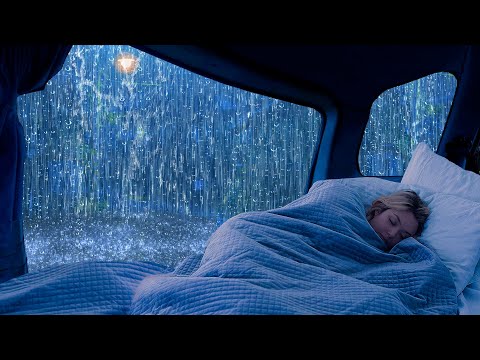 99% Dormir instantanément avec bruit de la pluie et du tonnerre pour bien dormir et se détendre
