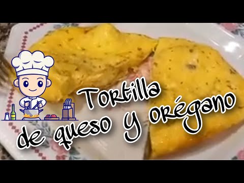 Tortilla de queso y orégano