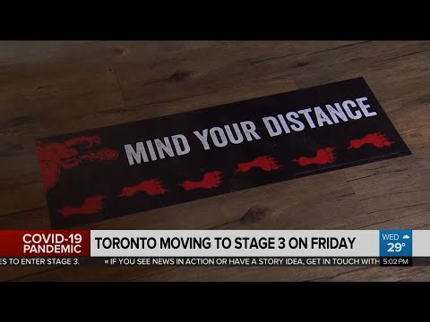 Toronto moving to Stage 3 on Friday with extra rules in place