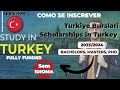 ✅ APPLY NOW I Turkiye Burslari Scholarships 2023-24 in Turkey (Fully Funded)...✈️🇹🇷📚✍🏾👩🏾‍🎓👨🏽‍🎓