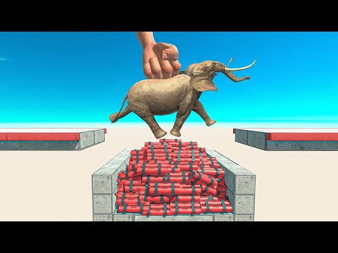 TRAP PUNCH IN TNT ► Animal Revolt Battle Simulator