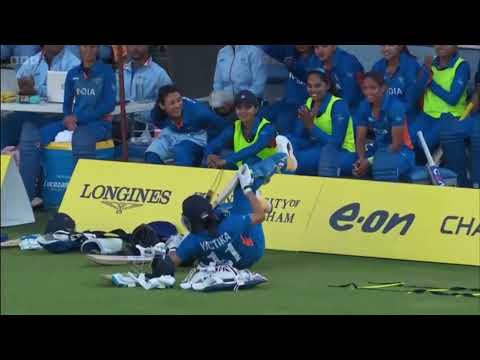 Yastika Bhatia trips when walking out 😅😭😭 #birmingham2022 #cwg2022