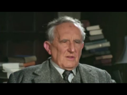 J.R.R. Tolkien talking about languages and writing in Elvish
