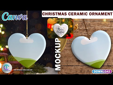 Ceramic Ornament Mockup