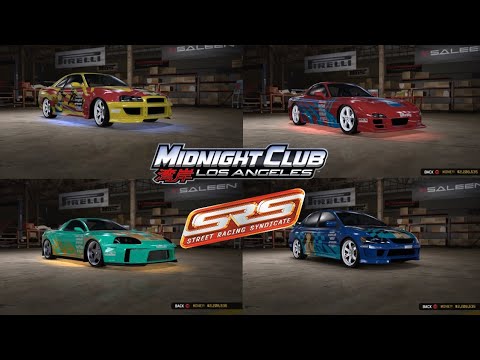 Midnight Club LA - Street Racing Syndicate Cars