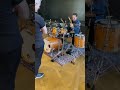 Thomas Lang try Dave Weckl drum kit at Buddy drum camp 2025 #drums #drumcamp #drummer #daveweckl