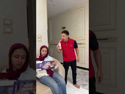 رد فعل بنتي على ساندوتش صغير 😀🤍😀