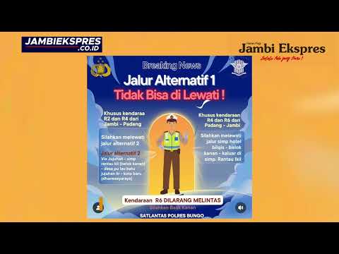 JALAN PADANG LAMO AMBLAS, POLRES HIMBAU GUNAKAN JALUR 2