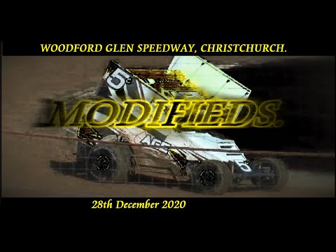 MODIFIEDS, WOODFORD GLEN SPEEDWAY, Ramp Race Derby Night.