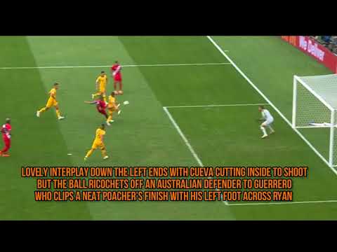 Australia vs peru 0-2 paolo guerrero Goal world cup 2018