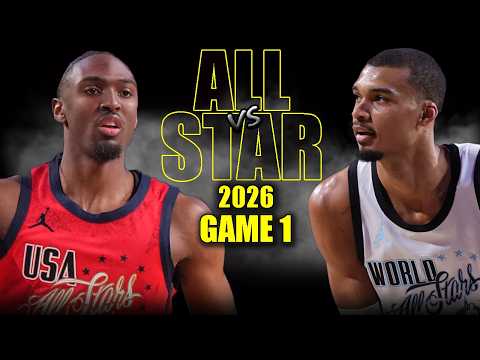 NBA All Star Game | Team World vs Team USA Stars Full Game 1 Highlights – February 15, 2026