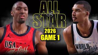 Download lagu NBA All Star Game | Team World vs Team USA Stars Full Game 1 Highlights – February 15, 2026 mp3