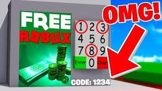 Solve The Code For FREE ROBUX in THIS Roblox Game?