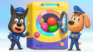 Download lagu Kotak Ajaib Misterius | Animasi Lucu🚓 | Kartun | Kepala Polisi Labrador | BabyBus Bahasa Indonesia mp3