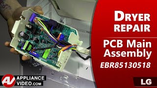 Dryer Repair - PCB Main Control Board - Factory Technician Diagnostics & Troubleshooting