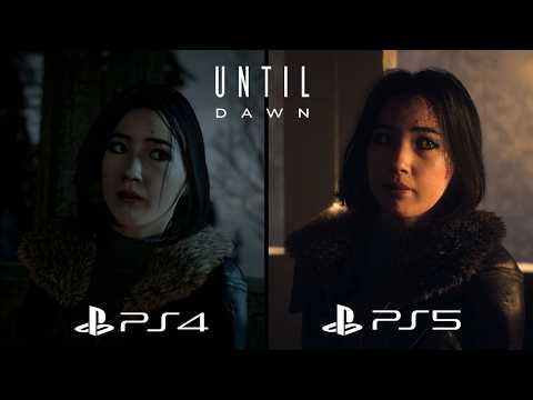 Until Dawn Original vs Remake - Graphics Comparison (PS4 vs PS5)