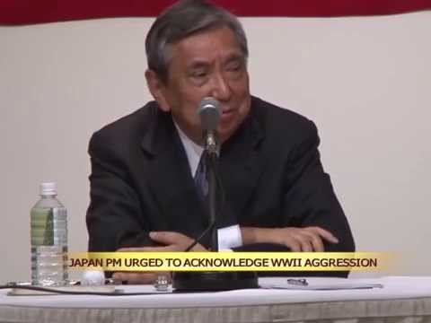 Japan PM Urged to Acknowledge WWII Aggression