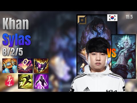 Khan Top Sylas vs Viego lol KR solo rank Full Game 15.5 | 칸 사일러스 vs 비에고