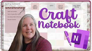 OneNote Quilting Notebook