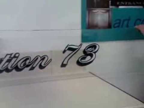 BACK GLASS GILDING...PART 2