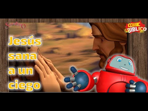Superlibro| Comic Bíblico| Jesús sana a un ciego en Betsaida