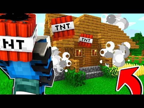BOMBARDO LA CASA DI BELLAFACCIA CON LA TNT - MINECRAFT ITA