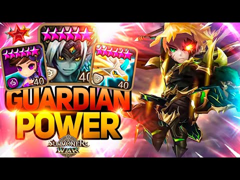 Guardian CLEAVE TEAM with Eludia, Lucifer and Wolyung - Summoners War