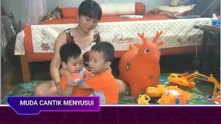 Download lagu IBU MUDA CANTIK MENYUSUI KAKAK ADIK breastfeeding ... mp3