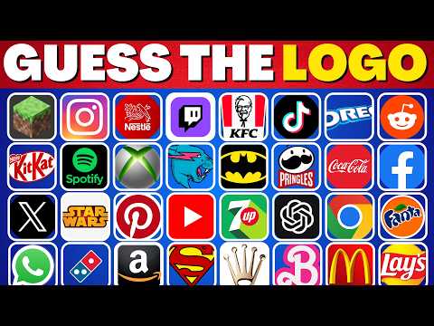 Guess the Logo Quiz🤔🤔 | Can You Guess the 50 Logos in 5 seconds?