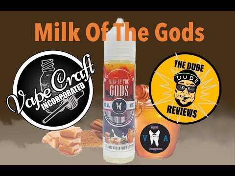 MILK OF THE GODS/ VAPORS ANONYMOUS by Vape Craft Inc./ E-Juice Review