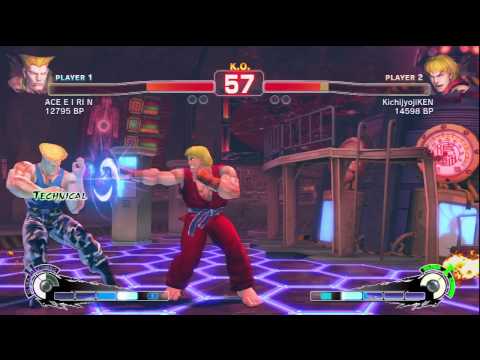 SSF4: ACE E I RI N (Guile) VS KichiyojiKEN (Ken)