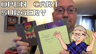 Open Cart Surgery - Dragon Warrior & Tetris for NES