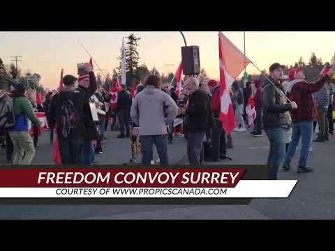 Freedom Convoy 2022 Surrey BC 4