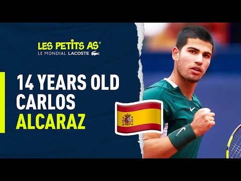 RETRO | 14 years old Carlos Alcaraz in Les Petits As 2017 ✨