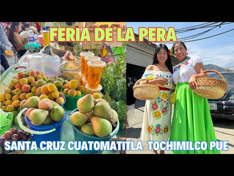 feria de la pera en Santa Cruz cuatomatitla tochimilco pue 2024