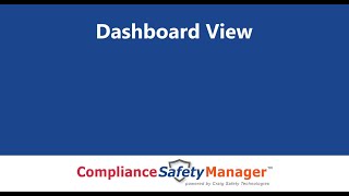 A video showing how Compliance Safety Manager works.
