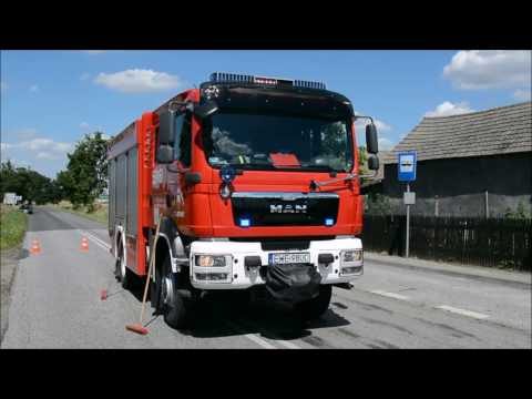 Zdarzenie drogowe w Parcicach