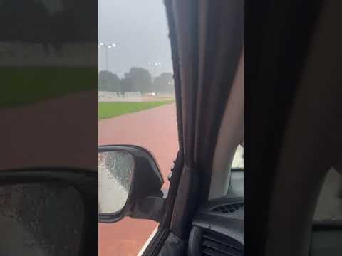 Piscina arrastada para BR,  pela força da água em guia Lopes da Laguna muita chuva no MS
