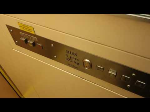 VERY BAD CONDITION!!! Inliftor Chain-Drive Elevator @ Abraham Bäckgatan 11C, Söderhamn, Sweden.