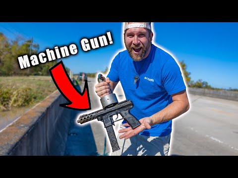 He Found A MACHINE GUN Magnet Fishing - Once In A LIFETIME Magnet Fishing Find
