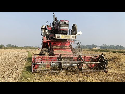 part 2🔥🔥Preet Combine Harvester and Sonalika 60 Rx Tractor with Full Size Trailer