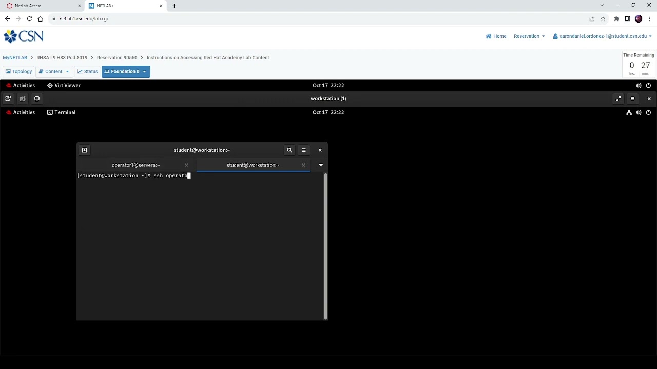 CIT173 - NetLab Chapter 7 Guided Exercise: Manage Default Permissions and File Access