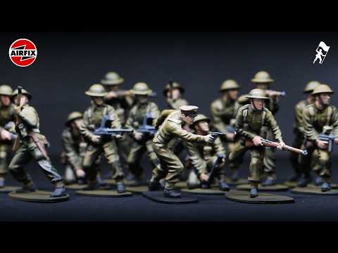 Paint Airfix British Infantry