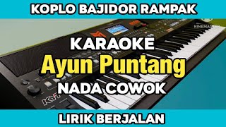 Download lagu Karaoke - Ayun Puntang Nada Cowok Lirik Berjalan Koplo Bajidor kendang Rampak mp3
