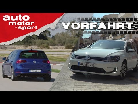 VW Golf R und e-Golf: Neu, aber auch besser? - Vorfahrt | auto motor und sport